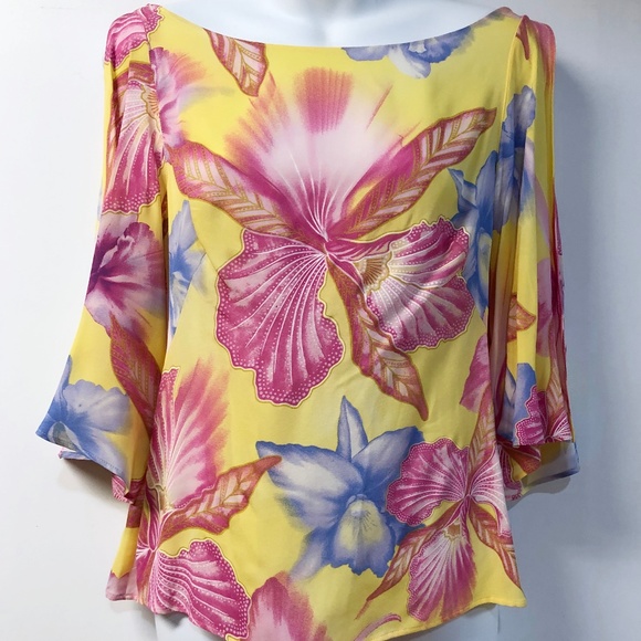 Escada Floral Exquisite Blouse - Picture 2 of 5